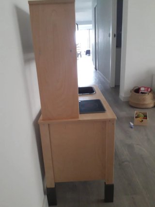 Cocina de madera para niños