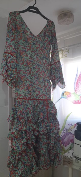 Traje Flamenca Talla 34-36, altura 160-164