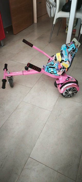 Hoverboard con Silla Citysport Rosa