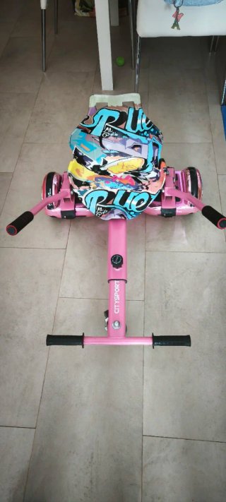 Hoverboard con Silla Citysport Rosa