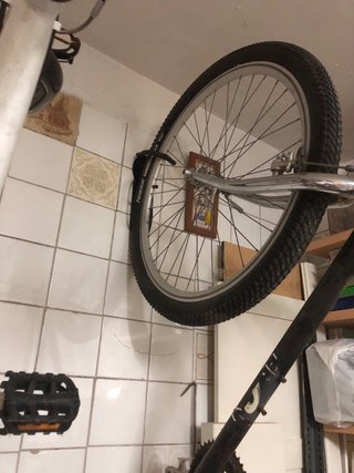 Soporte Bicicleta Pared Negro