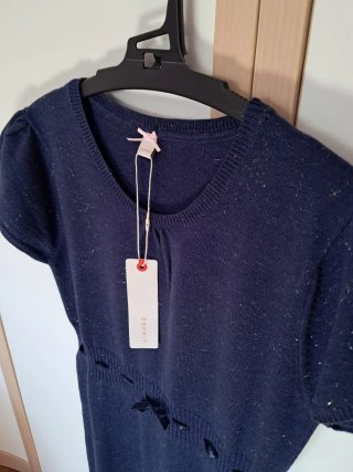 Vestido punto azul marino Esprit 14 años
