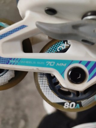 Patines en línea extensibles 70mm 80A