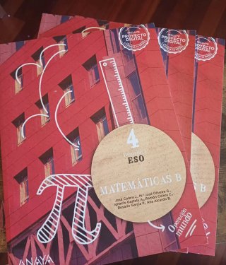 Libro de matemáticas B, 4to de la eso