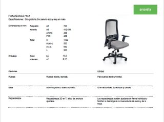 Silla de Oficina Ergonómica Negra
