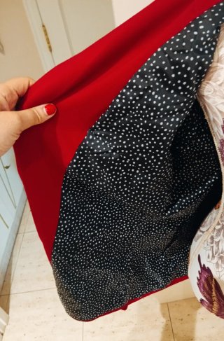 Blazer Rojo Mujer