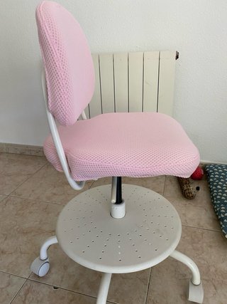 Silla de escritorio infantil Ikea rosa