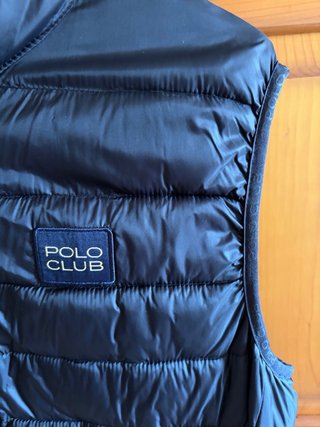 Chaleco acolchado Polo Club negro