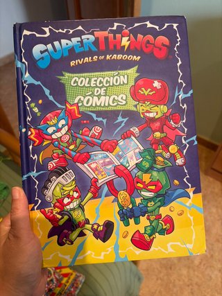 Libro Coleccionista Cómics Superthings - Neon P...