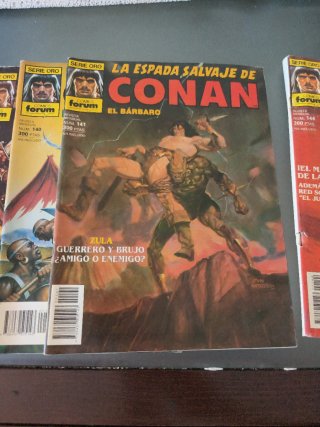 Lote comics La espada salvaje de conan
