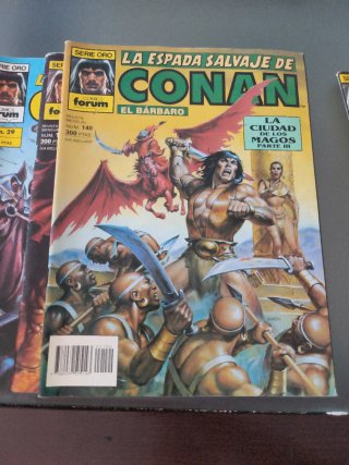 Lote comics La espada salvaje de conan