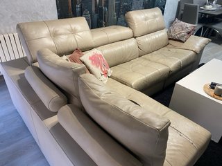 Sofá chaiselongue piel