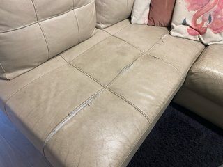 Sofá chaiselongue piel