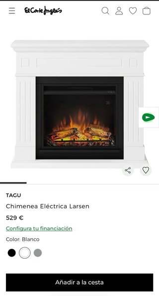 Chimenea Eléctrica Tagu