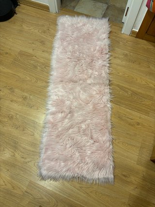 Alfombra Shaggy Rosa Suave