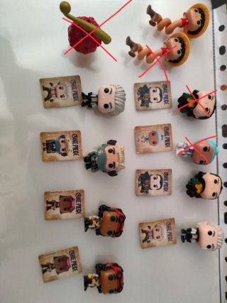 Figuras One Piece Kinder Joy Colección