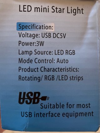 Proyector luces multicolor
