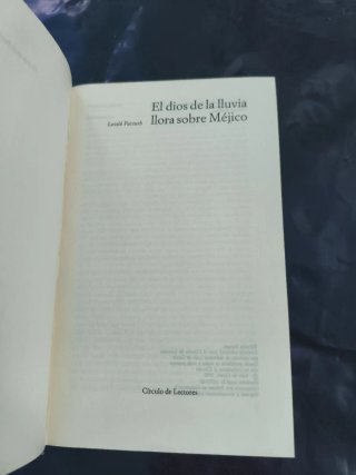 El dios de la lluvia llora sobre Méjico