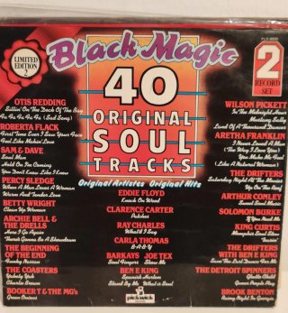Vinilo LP Black Magic 40 Original Soul Tracks Hits