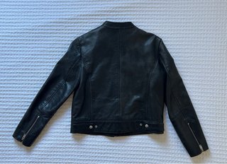 Cazadora Piel Negra