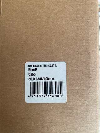 Tija telescópica KS Eten 30.9x385mm