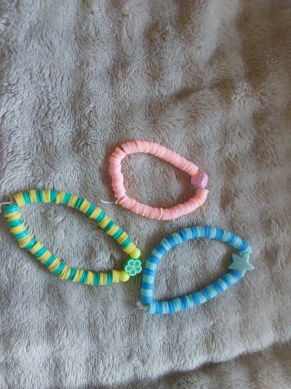 3 Pulseras de Arcilla