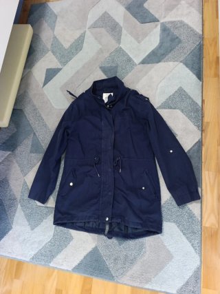 Parka azul marino
