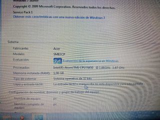 Portátil Acer Aspire One D255