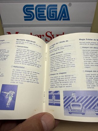 Michael Jackson's Moonwalker SEGA Master System