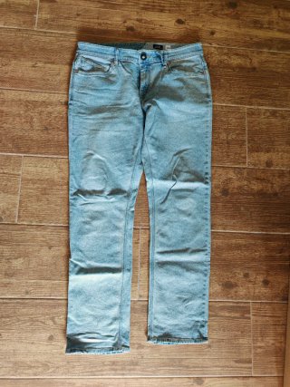Volcom Solver Modern Straight Jeans Azules