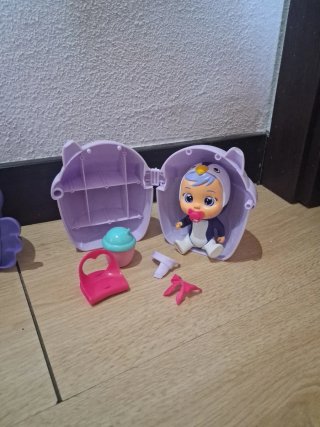 Lote Bebés Llorones con casitas y accesorios