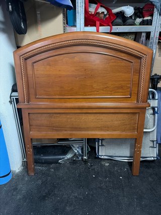 Cabecero de cama de madera 90