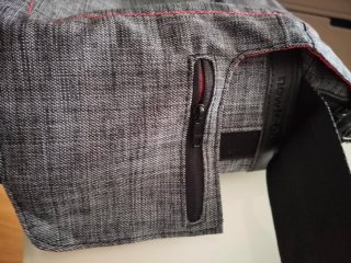 Mochila bandolera Newfeel gris