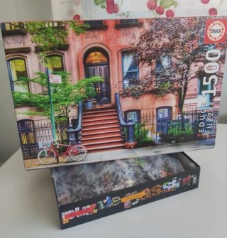 Lote 2 Puzzles completos Educa 1500 Piezas