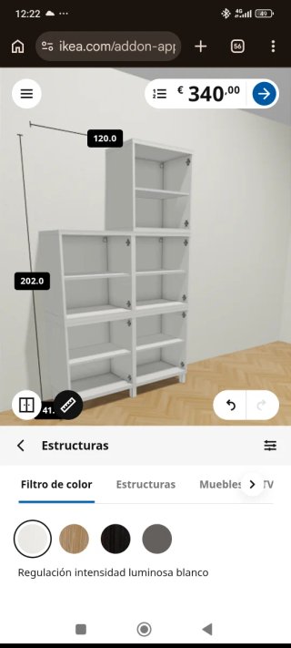 5 Muebles Ikea Besta Laxviken Blanco