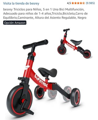 Triciclo evolutivo a bici