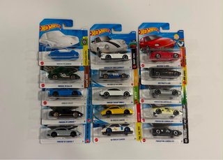 Conjunto 15 Miniaturas Porsche Hot Wheels