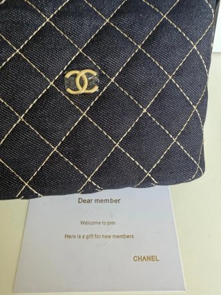 Bolso Chanel Vaquero Azul Dorado