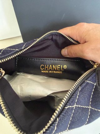 Bolso Chanel Vaquero Azul Dorado
