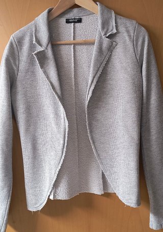 Giacca donna felpa grigio/argento