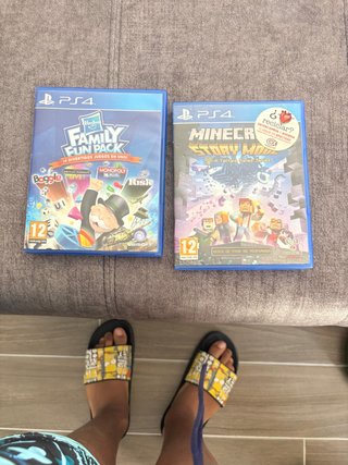 Pack Juegos PS4: Minecraft y Hasbro Family Fun