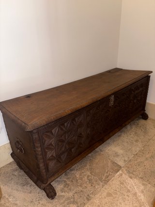 Baúl de madera Siglo XIX