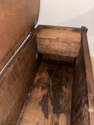 Baúl de madera Siglo XIX