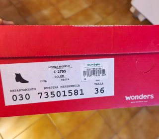 Botines Wonders Piel Marrón T.36