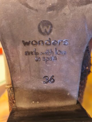 Botines Wonders Piel Marrón T.36