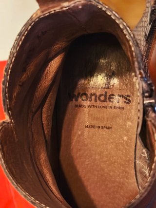 Botines Wonders Piel Marrón T.36