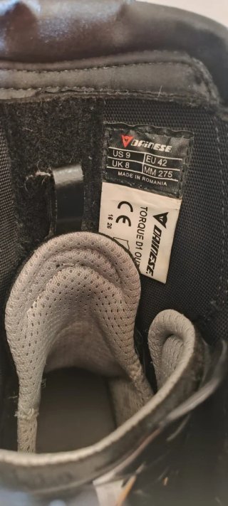 Botas Dainese Torque D1 Out Air Negras Talla 43