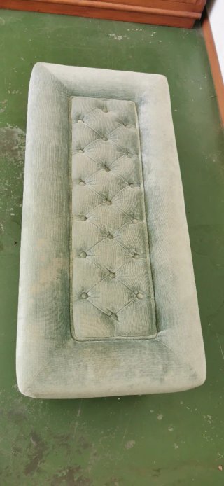 Butaca de terciopelo verde