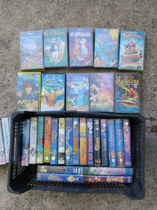 Lote VHS Películas Infantiles Disney