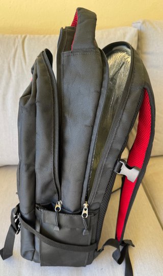 Mochila Bullpadel Di Nenno Negra Roja